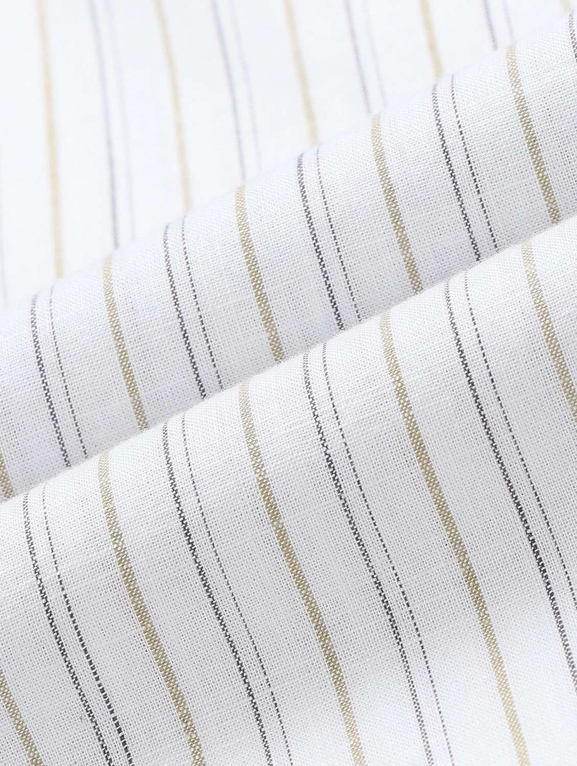 men striped short sleeve regular fit casual shirt - 22092491 - Standard Image - 5