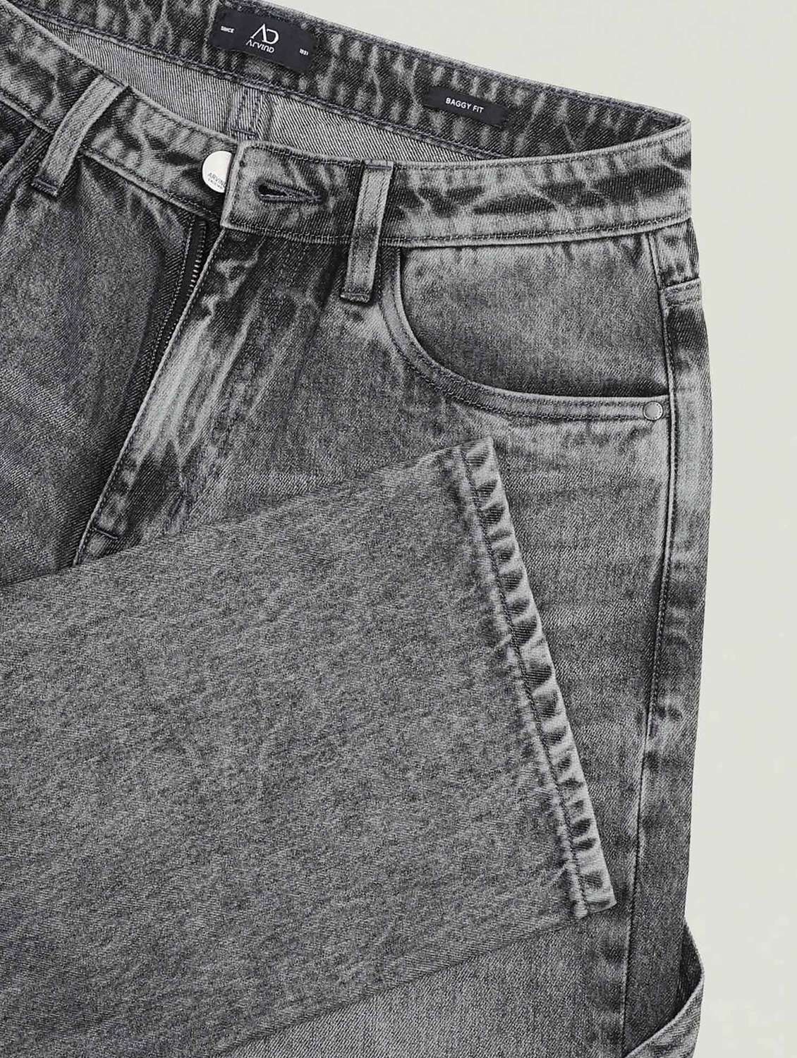 men washed mid rise full length jeans - 22092536 - Standard Image - 5