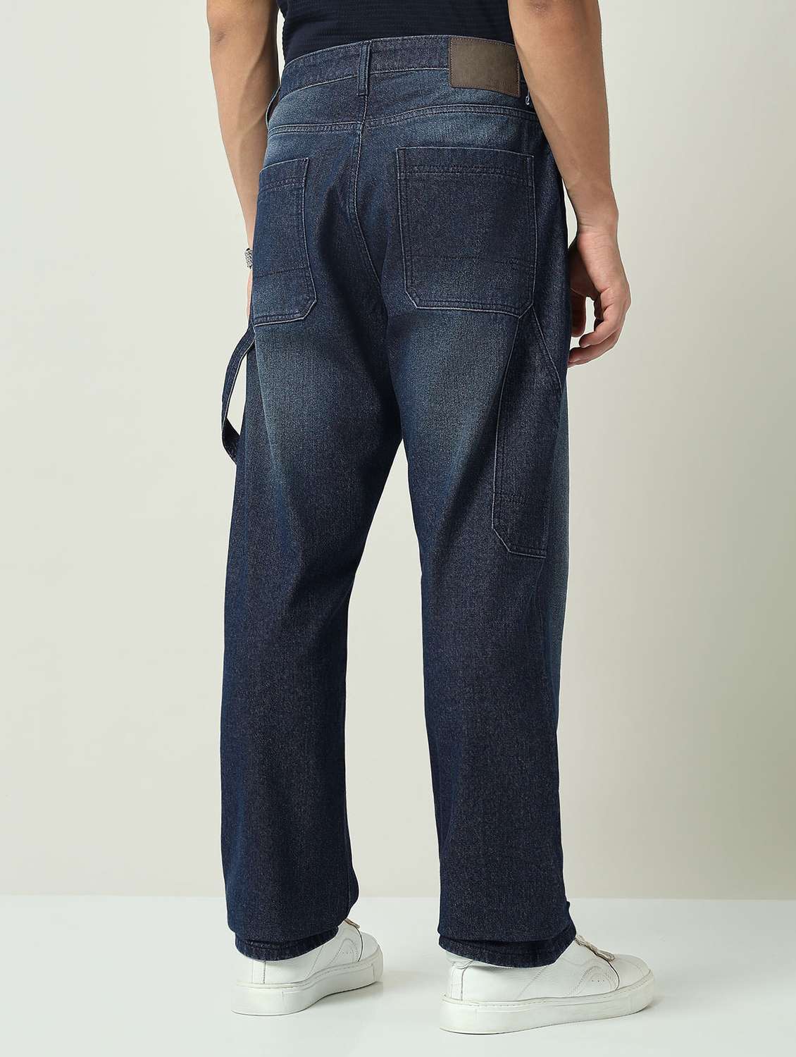 men washed mid rise full length jeans - 22092537 - Standard Image - 3