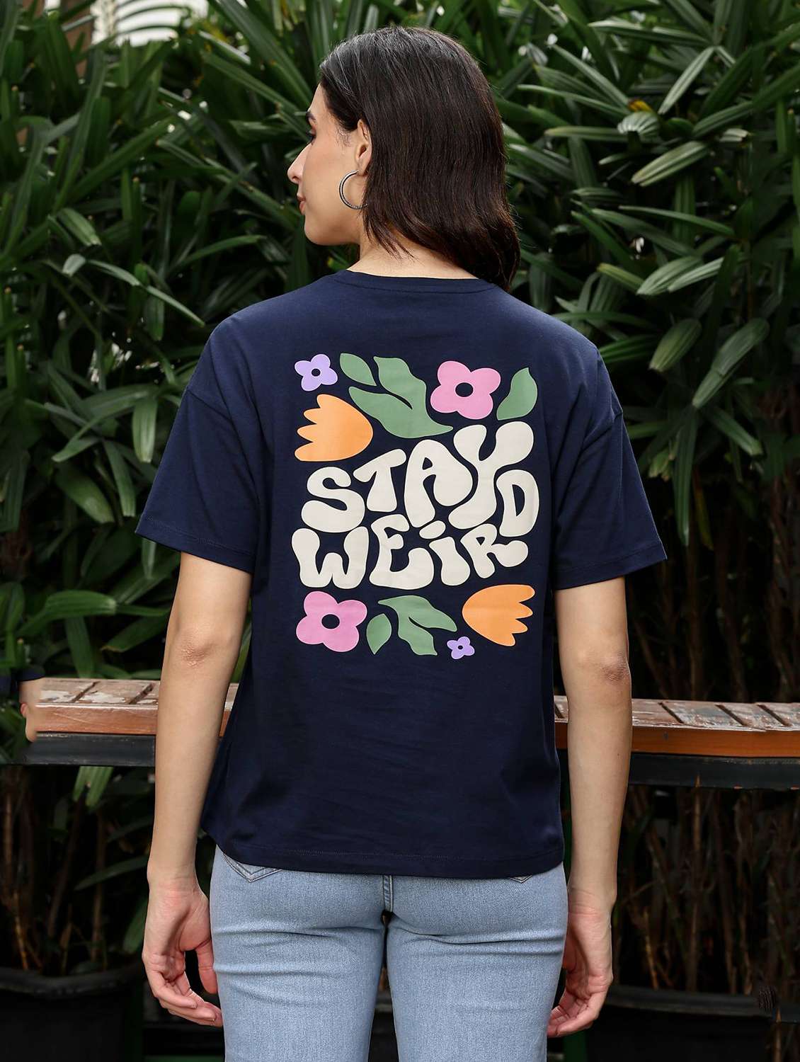 women printed short sleeve regular fit t-shirt - 22092578 - Zoom Image - 0