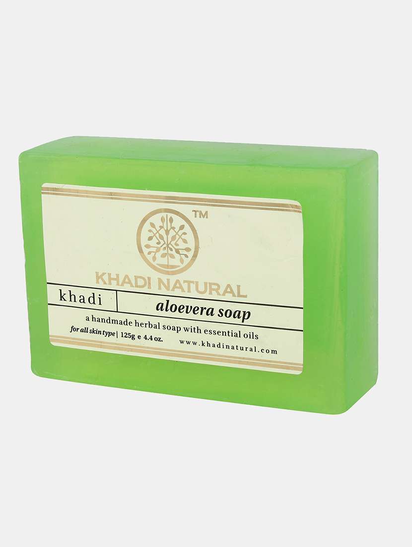 khadi-herbal aloe vera soap-125 gm