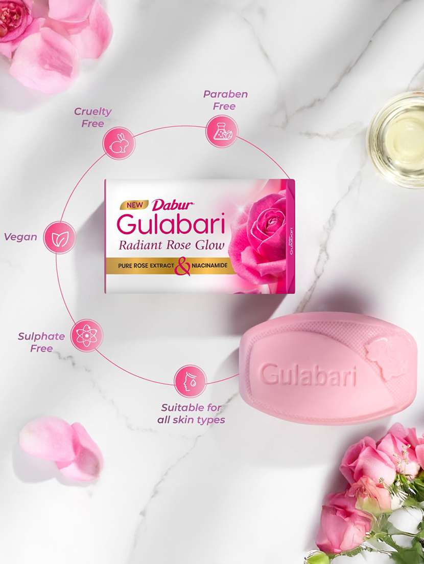 gulabari pure rose�soap 150 gm