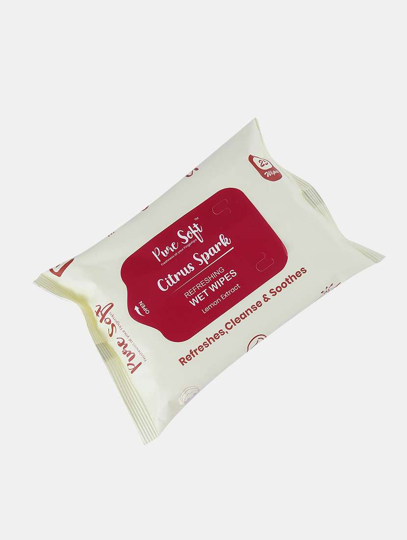 puresoft refreshing wipes citrus spark 25's - 22092595 - Zoom Image - 0