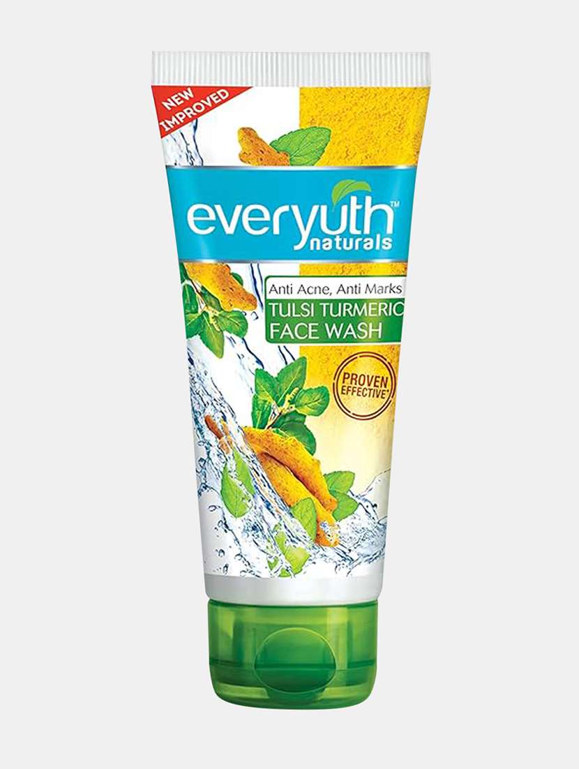 everyuth-advanced beauty tulsi & turmeric face wash-150 gm