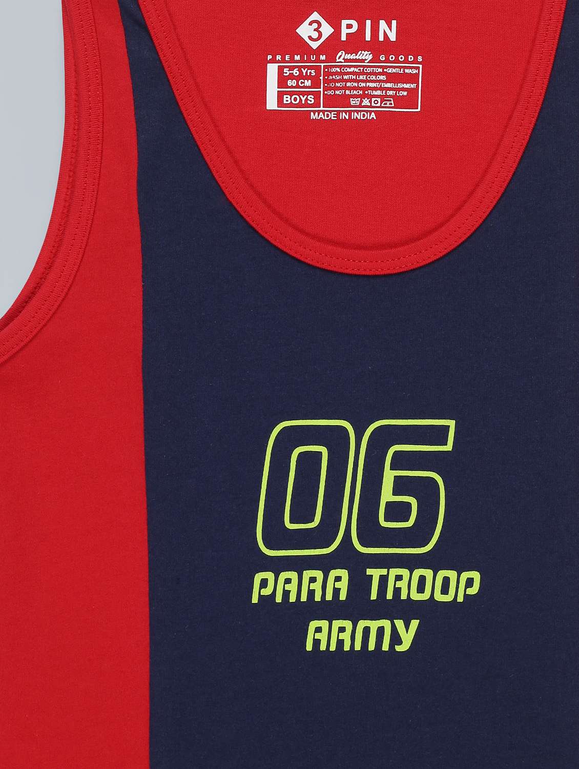 boys printed sleeveless vest - 22092678 -  Standard Image - 3