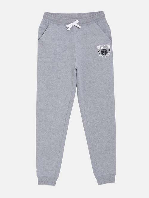 boys solid mid rise relaxed fit jogger - 22092679 -  Standard Image - 0