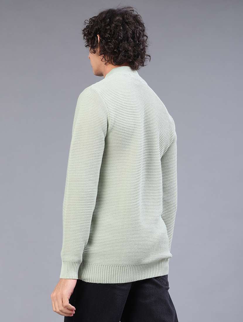 men self design long sleeve regular fit pullover  - 22092725 -  Standard Image - 3