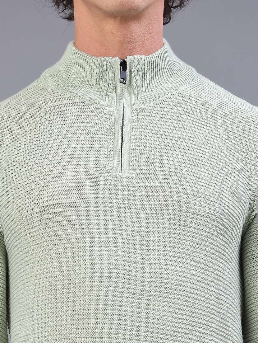 men self design long sleeve regular fit pullover  - 22092725 -  Standard Image - 5