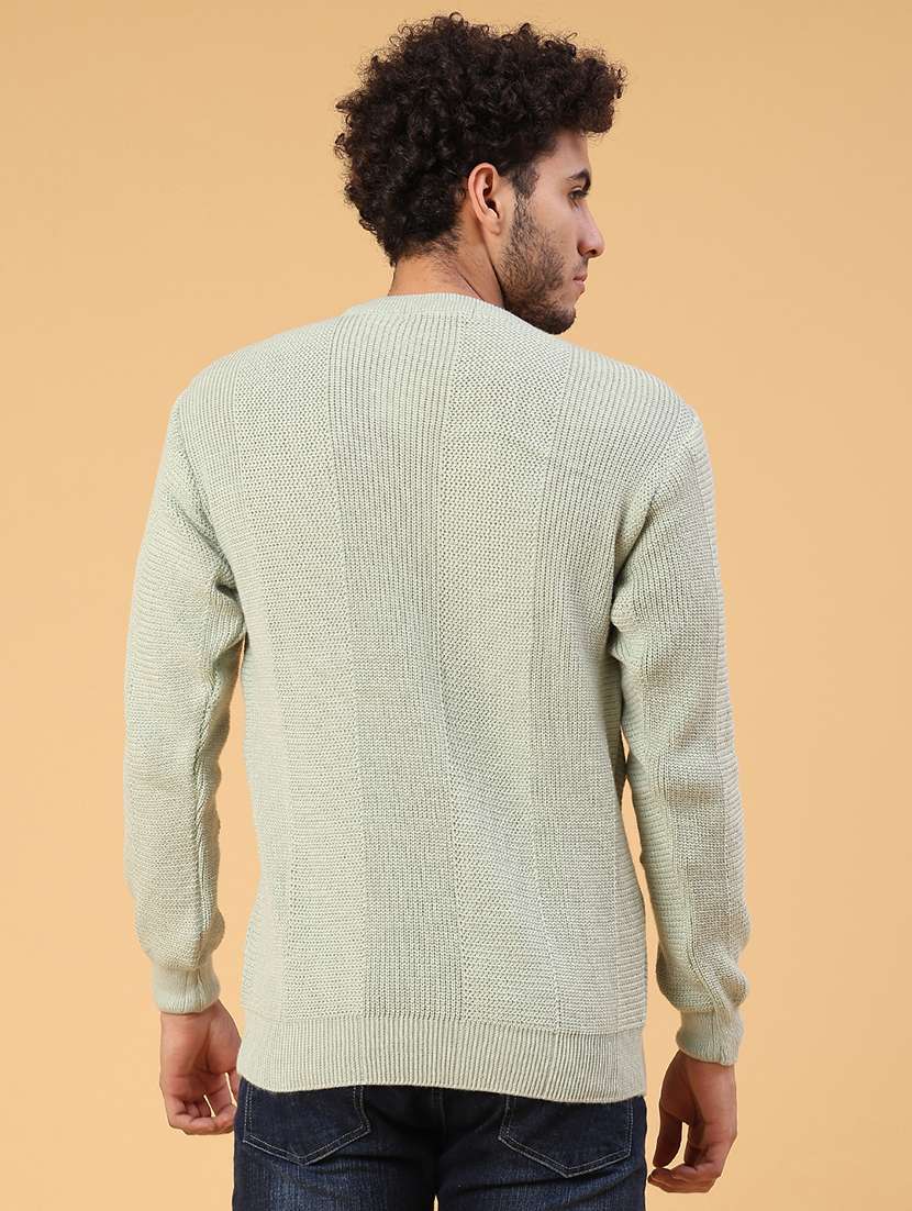 men self design long sleeve regular fit pullover  - 22092734 -  Standard Image - 3