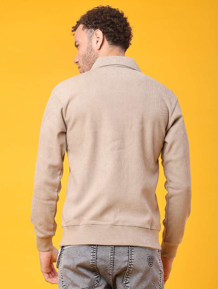 men self design long sleeve regular fit sweatshirt - 22092794 -  Standard Image - 3