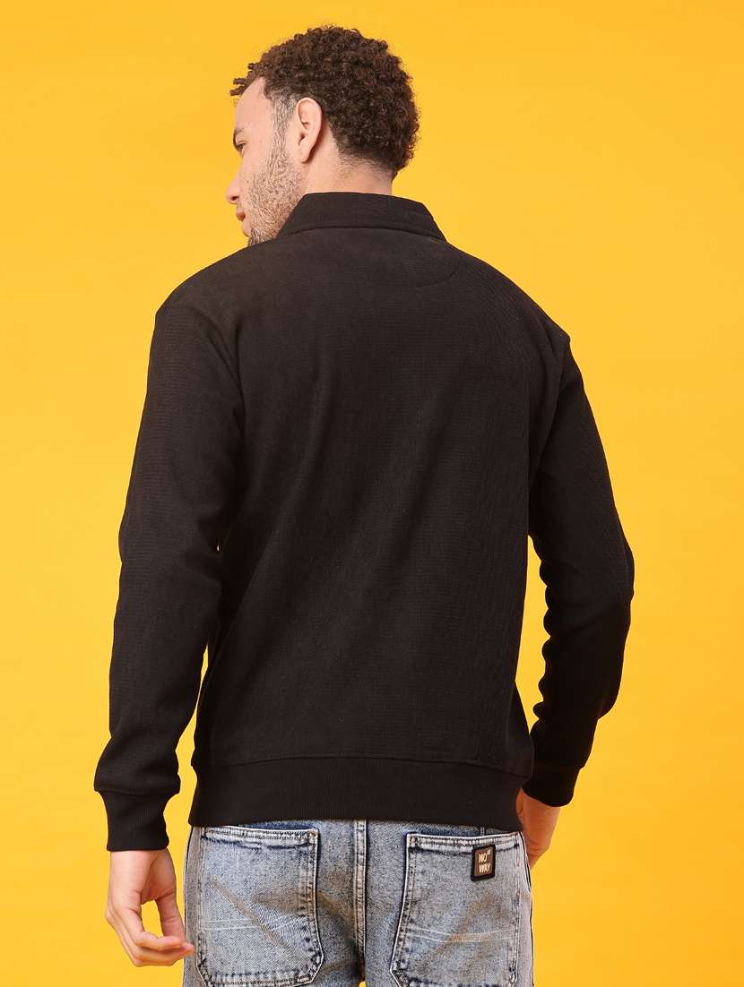 men self design long sleeve regular fit sweatshirt - 22092796 -  Standard Image - 3