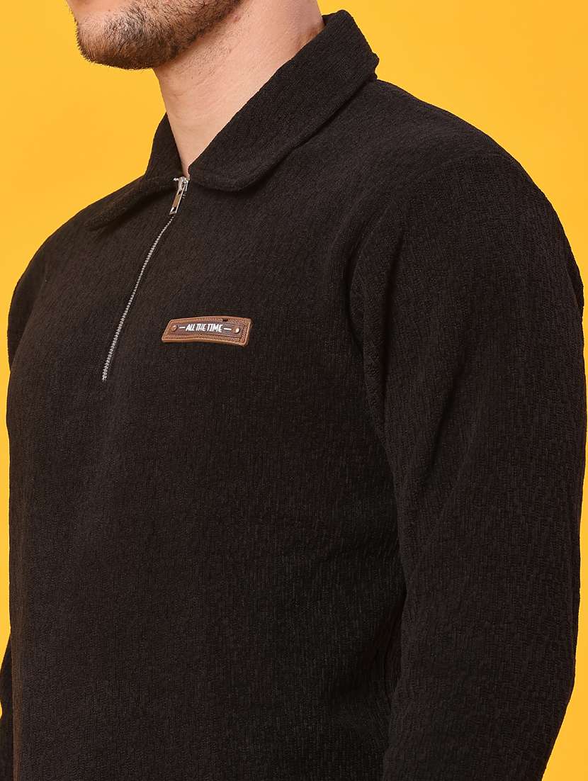 men self design long sleeve regular fit sweatshirt - 22092805 -  Standard Image - 5