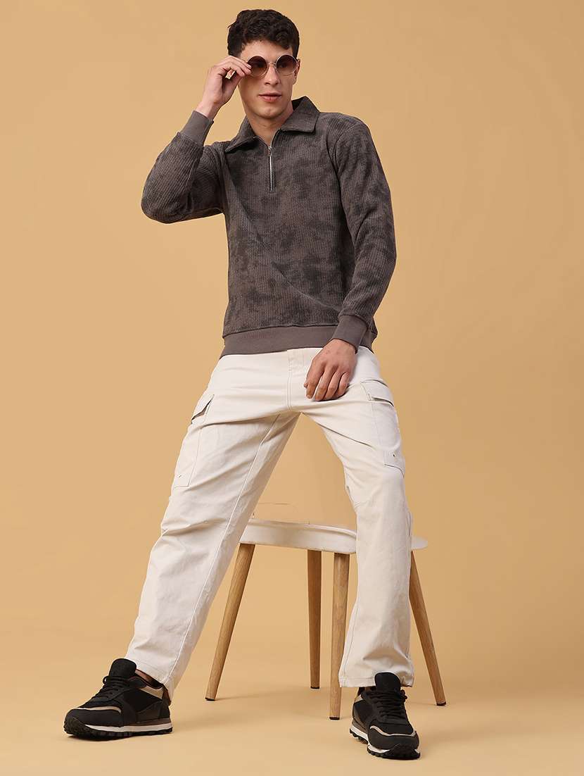 men printed long sleeve regular fit sweatshirt - 22092806 -  Standard Image - 5