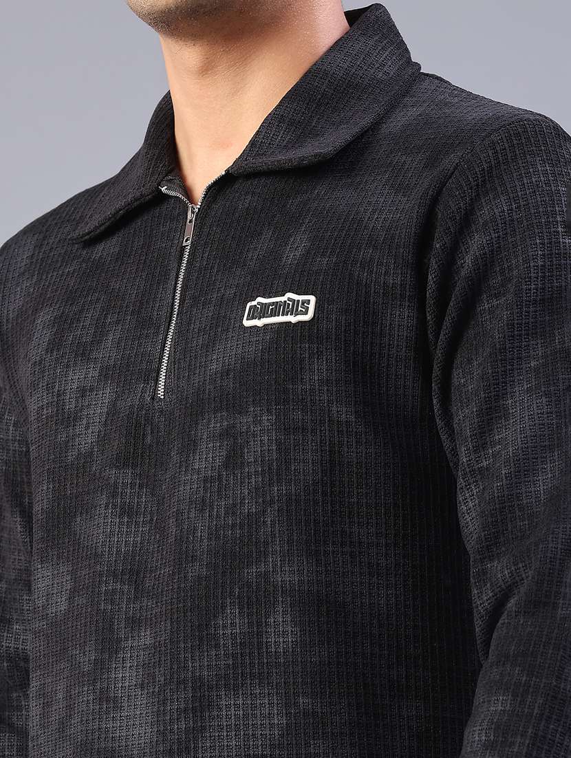 men printed long sleeve regular fit sweatshirt - 22092822 -  Standard Image - 5