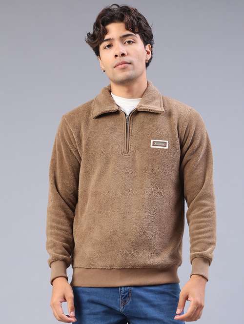 men self design long sleeve regular fit sweatshirt - 22092823 -  Standard Image - 0