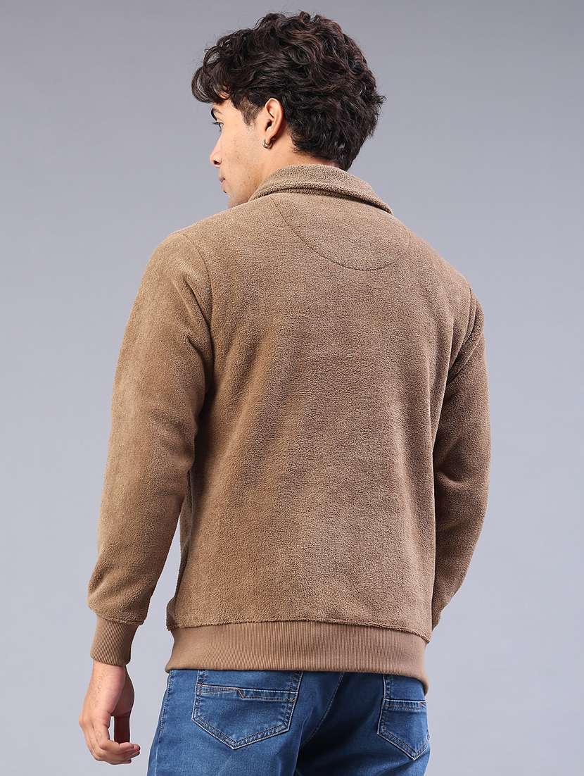 men self design long sleeve regular fit sweatshirt - 22092823 -  Standard Image - 3