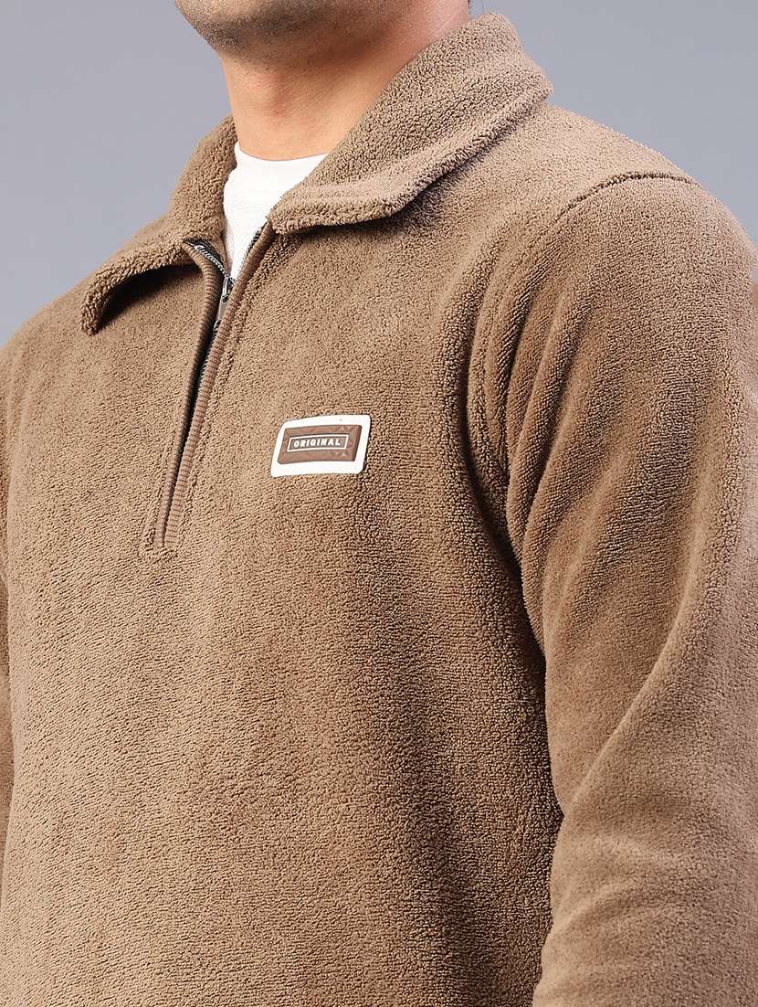 men self design long sleeve regular fit sweatshirt - 22092823 -  Standard Image - 5