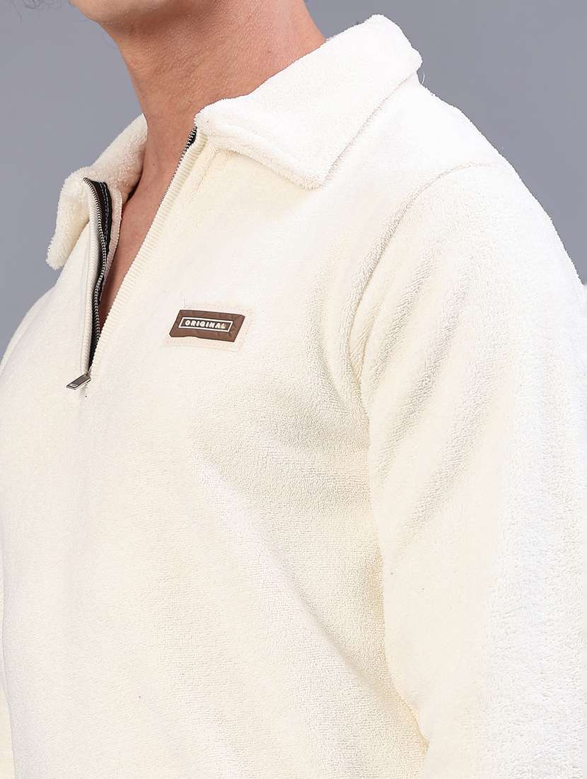 men self design long sleeve regular fit sweatshirt - 22092825 -  Standard Image - 5