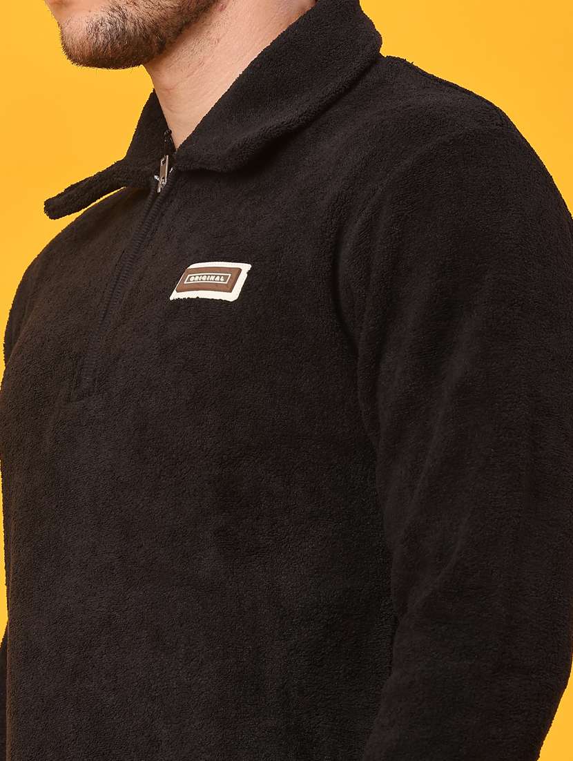 men self design long sleeve regular fit sweatshirt - 22092827 -  Standard Image - 5