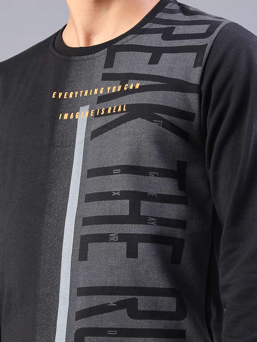 men printed long sleeve sweatshirt - 22092878 -  Standard Image - 5
