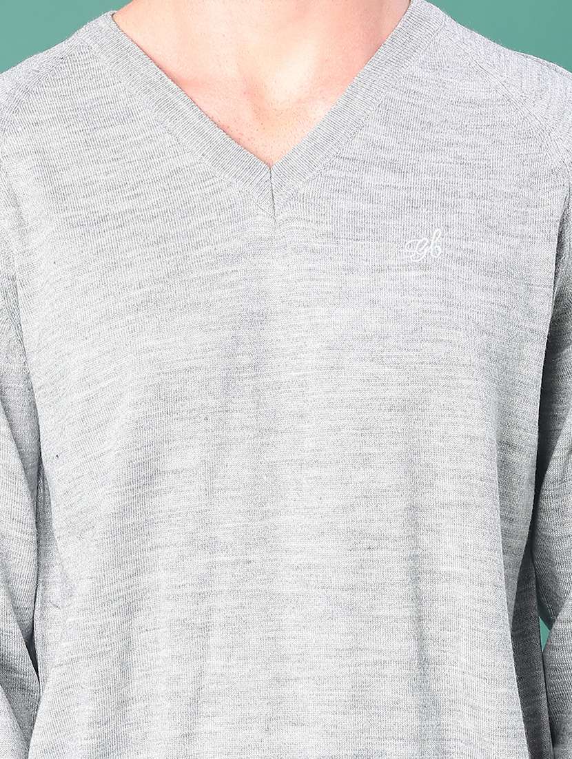 men solid long sleeve regular fit pullover - 22092922 -  Standard Image - 5