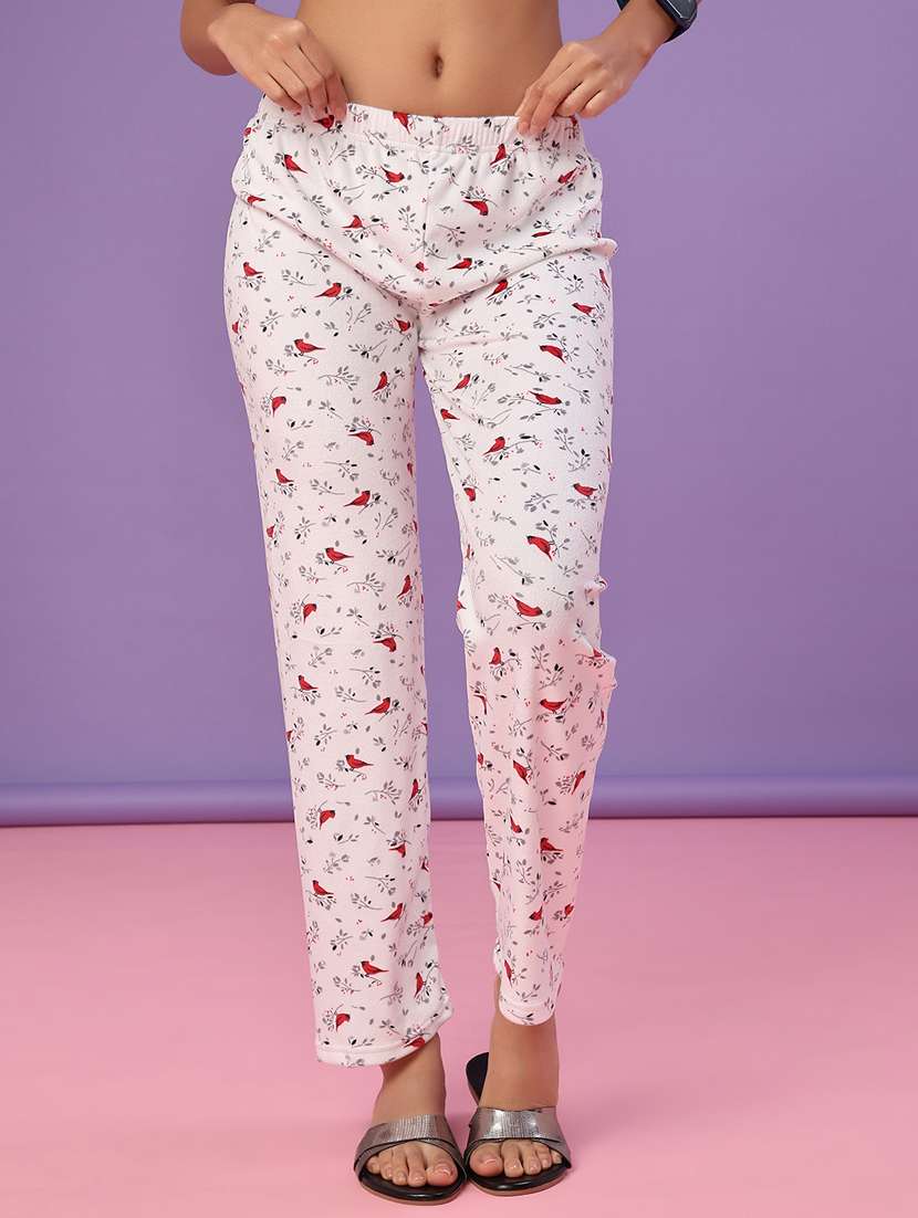 women printed ankle length woolen leggings