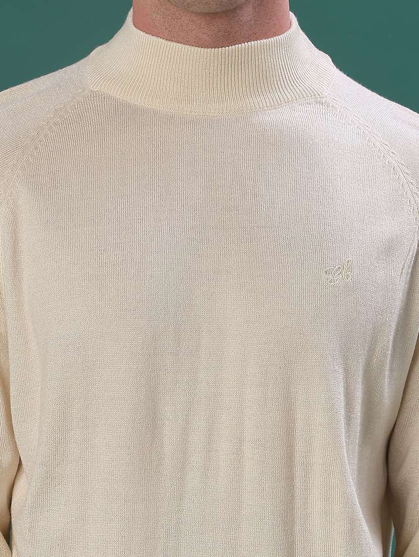 men solid long sleeve regular fit pullover - 22092969 -  Standard Image - 5