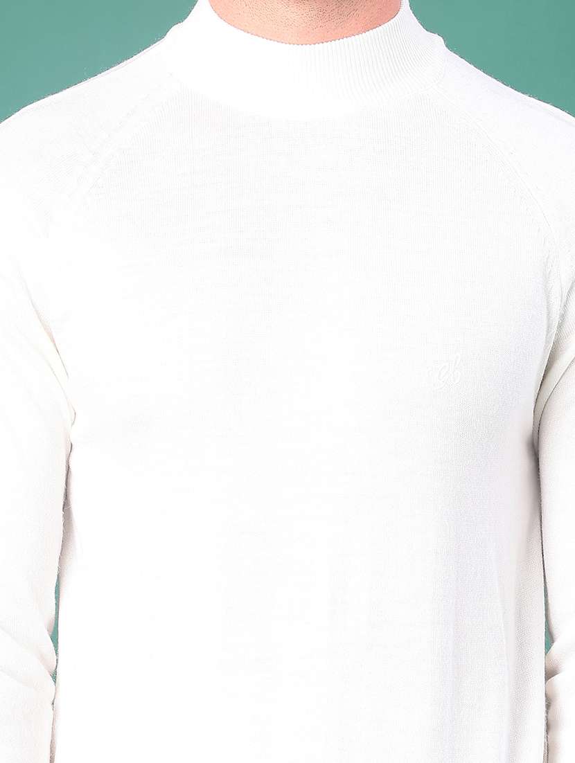 men solid long sleeve regular fit pullover - 22092971 -  Standard Image - 5