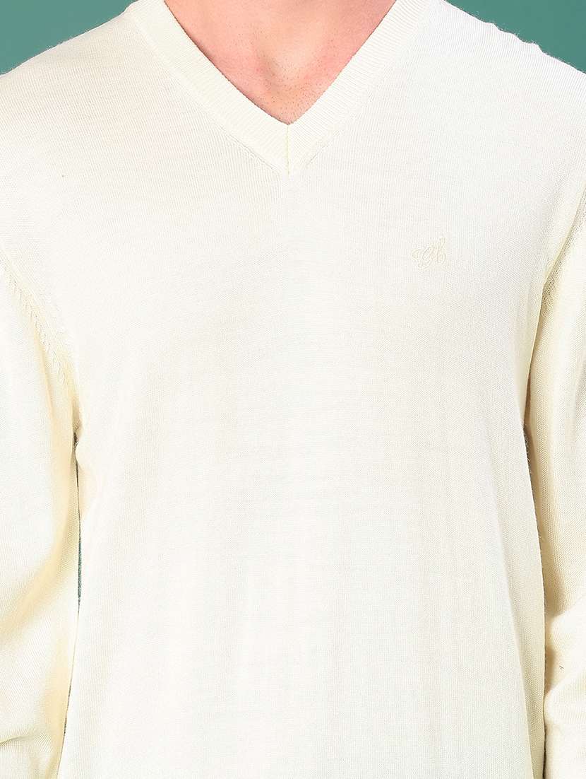 men solid long sleeve regular fit pullover - 22092982 -  Standard Image - 5