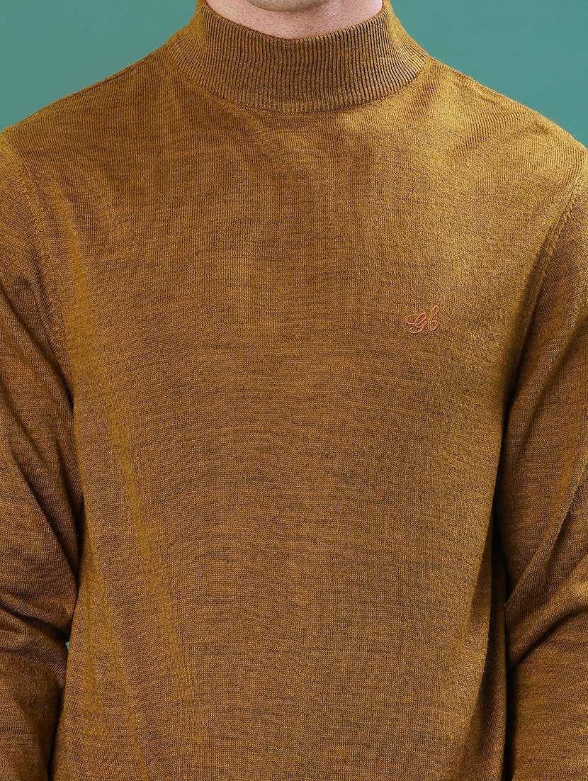 men solid long sleeve regular fit pullover - 22093066 -  Standard Image - 5