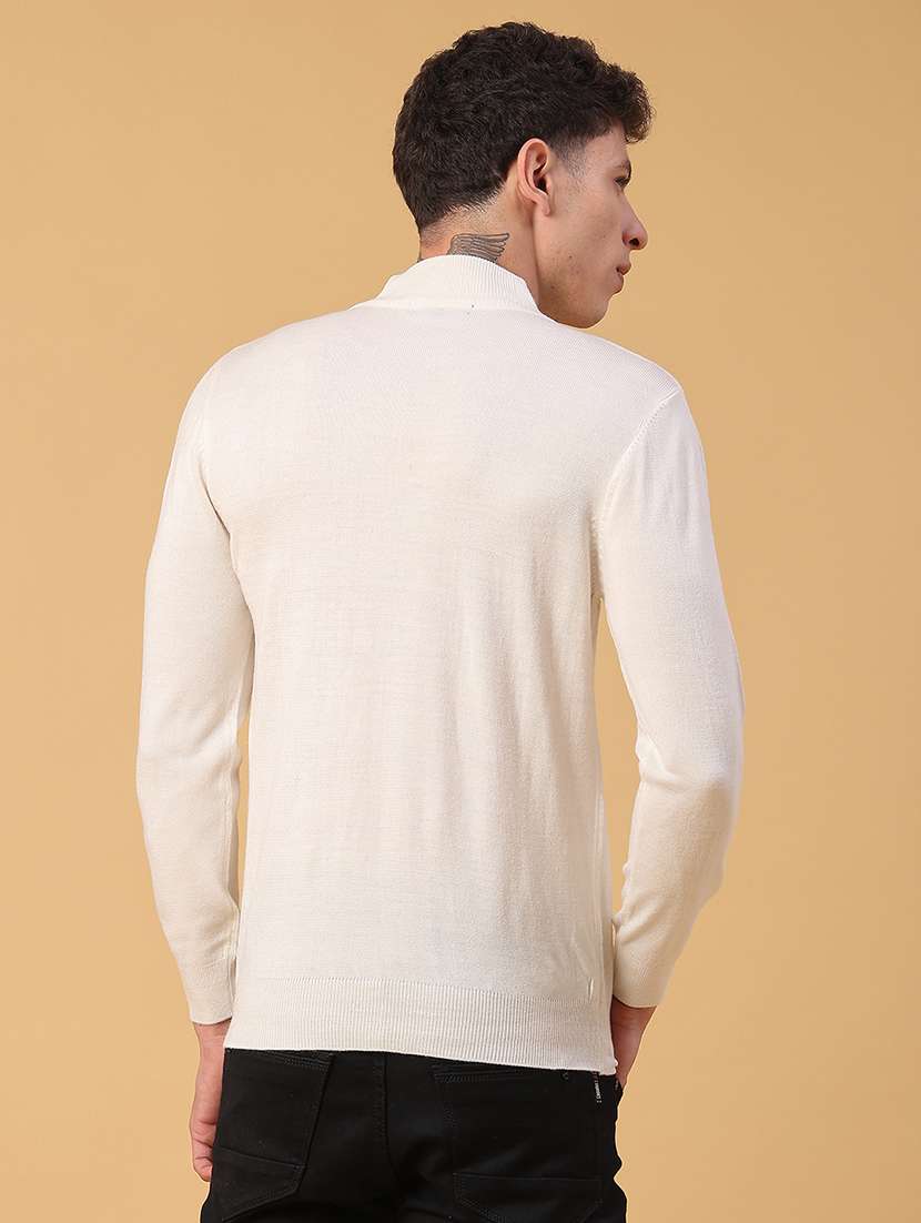 men solid long sleeve regualr fit pullover - 22093069 -  Standard Image - 3