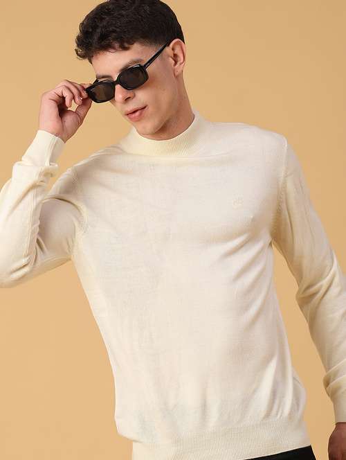 men solid long sleeve regualr fit pullover - 22093080 -  Standard Image - 0