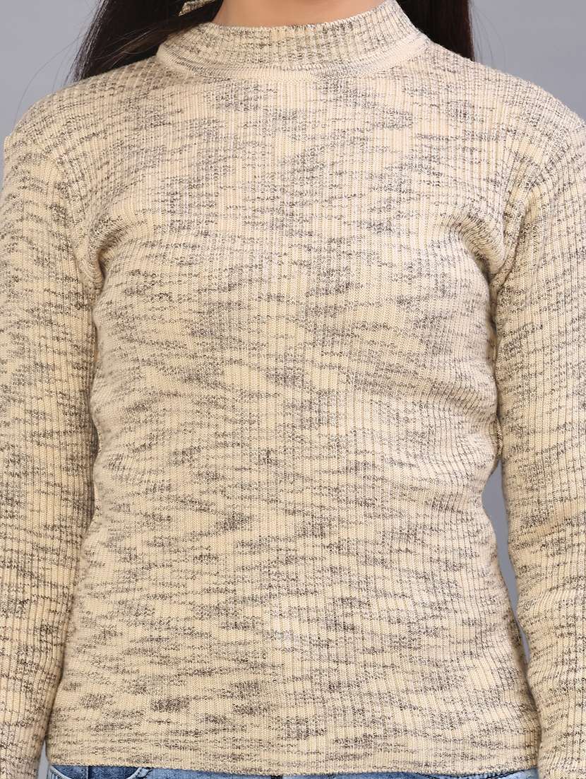 women self design long sleeve pullover - 22093105 -  Standard Image - 5