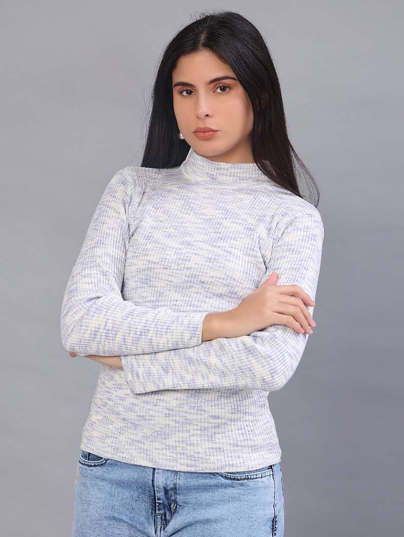 women self design long sleeve pullover - 22093108 -  Standard Image - 3