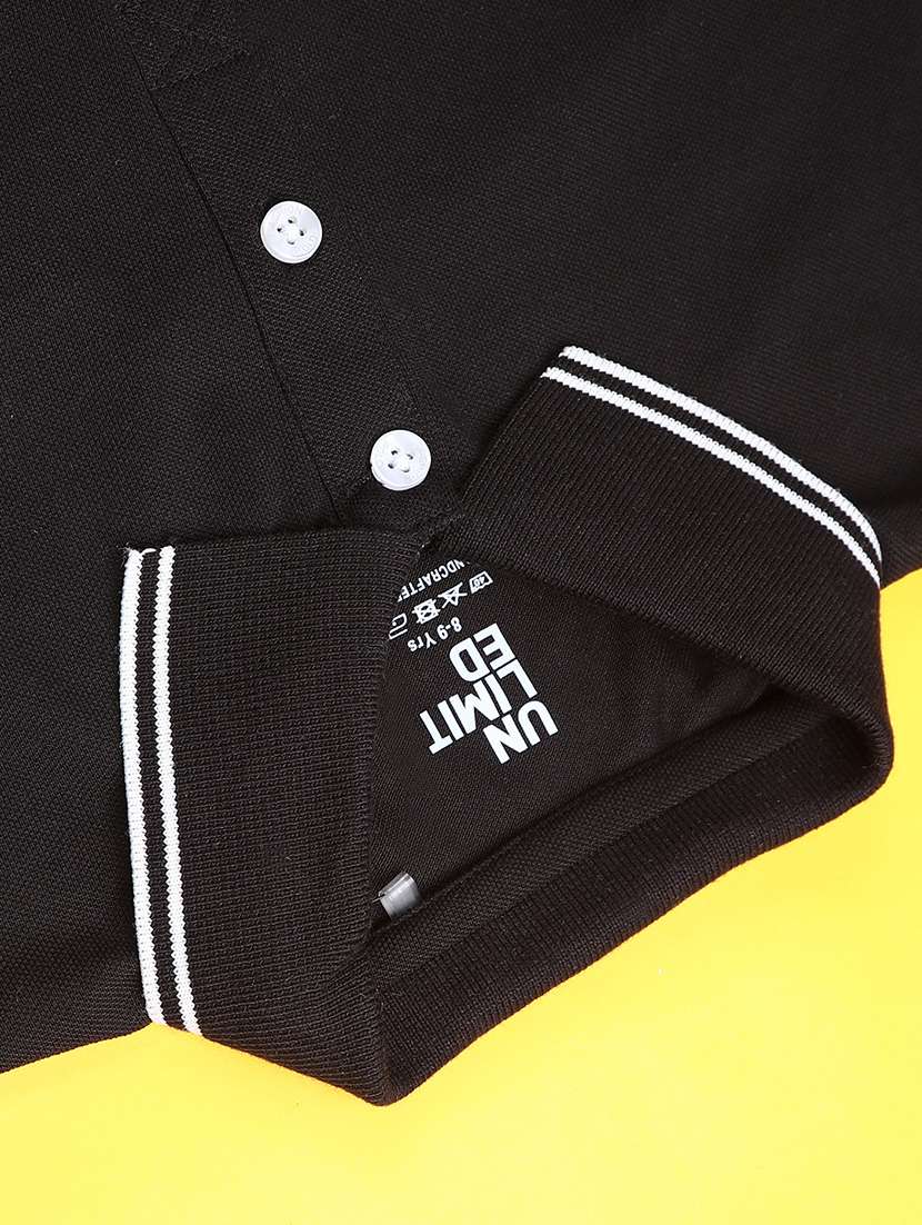 boys solid short sleeve polo t-shirt - 22093132 -  Standard Image - 3