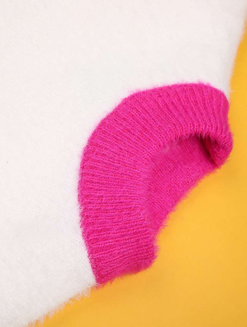 girls self designed long sleeve sweater - 22093162 -  Standard Image - 3