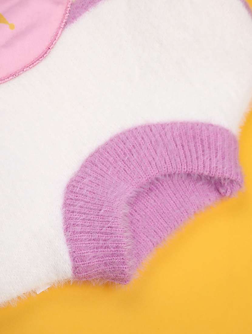 girls self designed long sleeve sweater - 22093164 -  Standard Image - 3