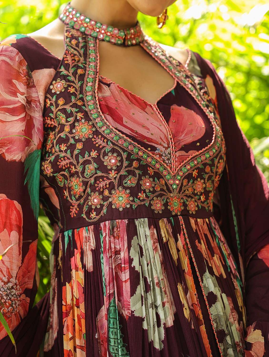 women embroidered long sleeve kurta palazzo with dupatta set - 22093261 - Standard Image - 5