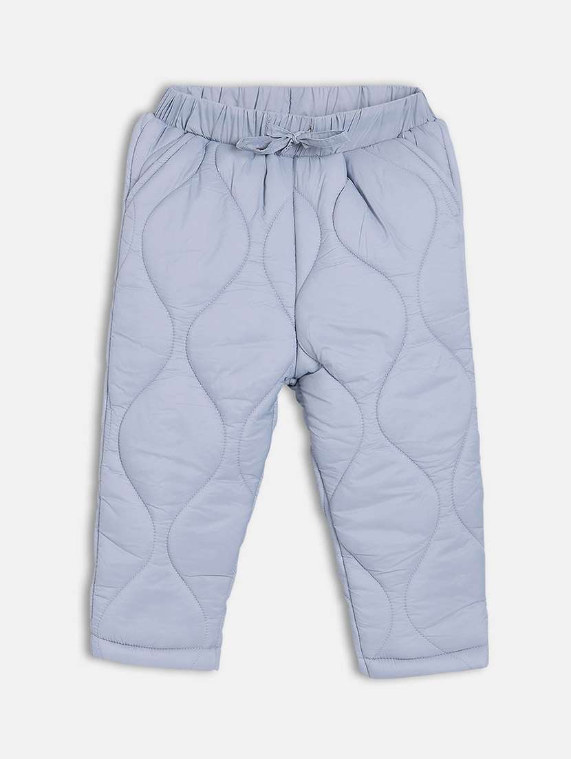 boys solid mid rise winterwear pyjama