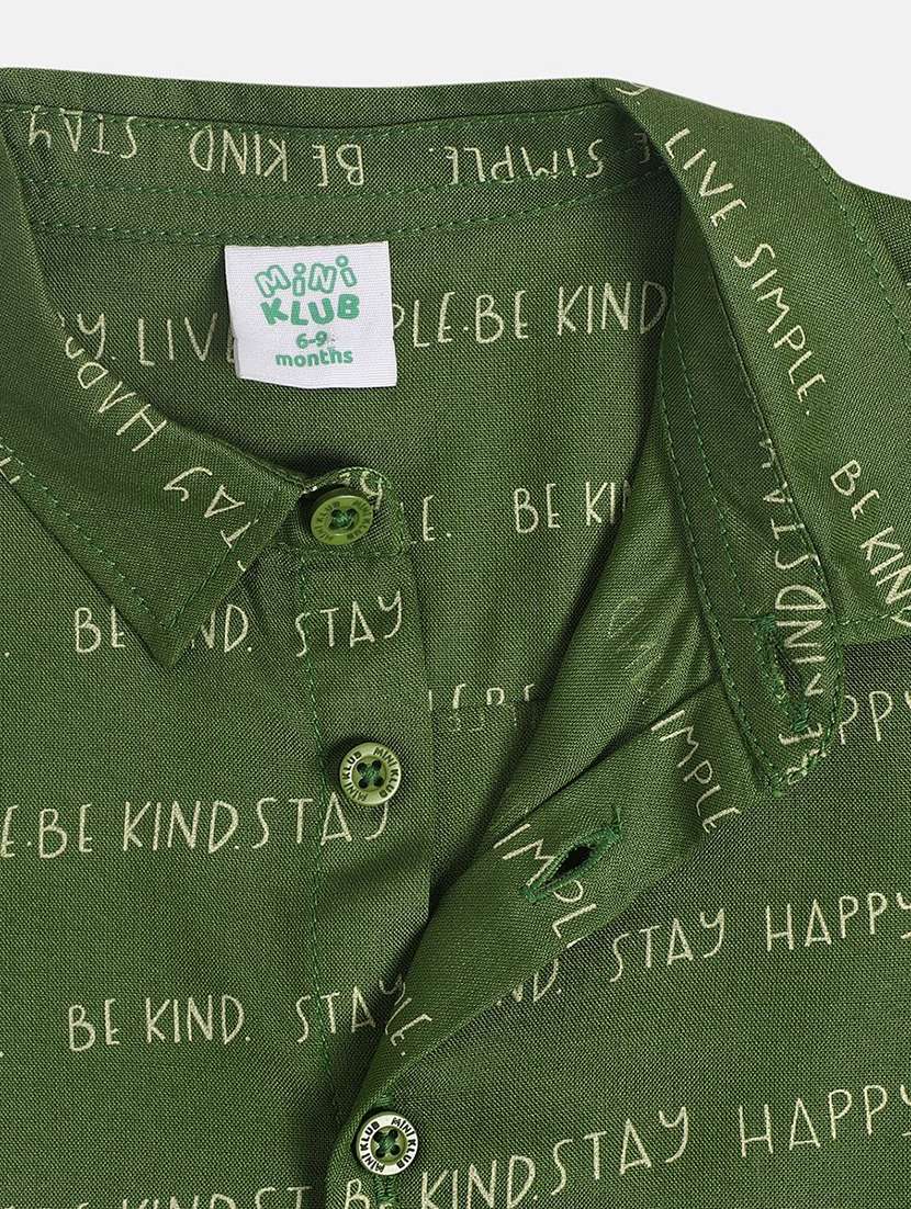 boys printed long sleeve collared shirt - 22093491 -  Standard Image - 3