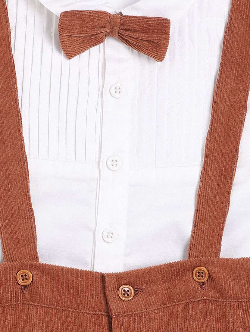 boys long sleeve shirt and dungree set - 22093590 - Standard Image - 5