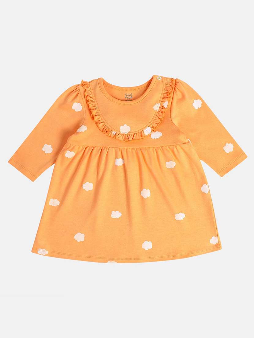 girls pack of 2 printed long sleeve a-line dress - 22093718 -  Standard Image - 3