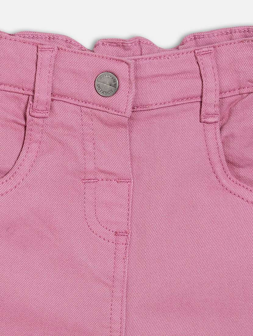 girls solid mid rise slim fit jean - 22093721 -  Standard Image - 3