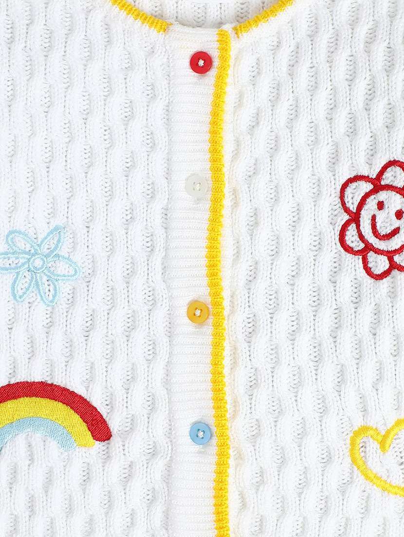 girls self designed long sleeve cardigan - 22093804 -  Standard Image - 3