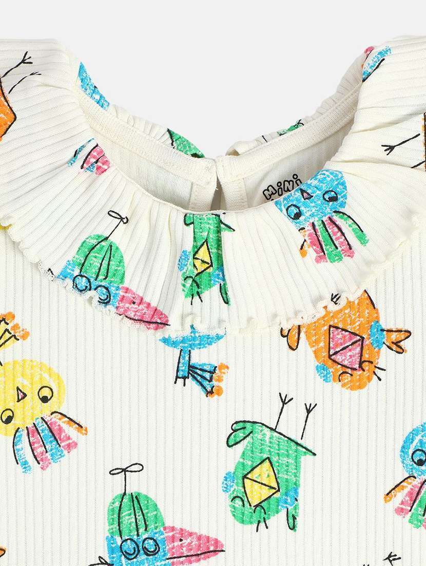 girls printed long sleeve tee - 22093808 -  Standard Image - 3