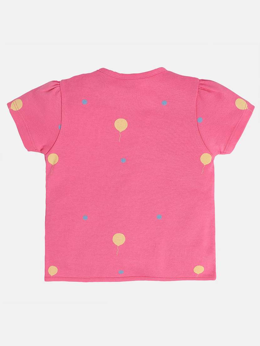 girls pack of 2 printed short sleeve tee - 22093813 -  Standard Image - 3