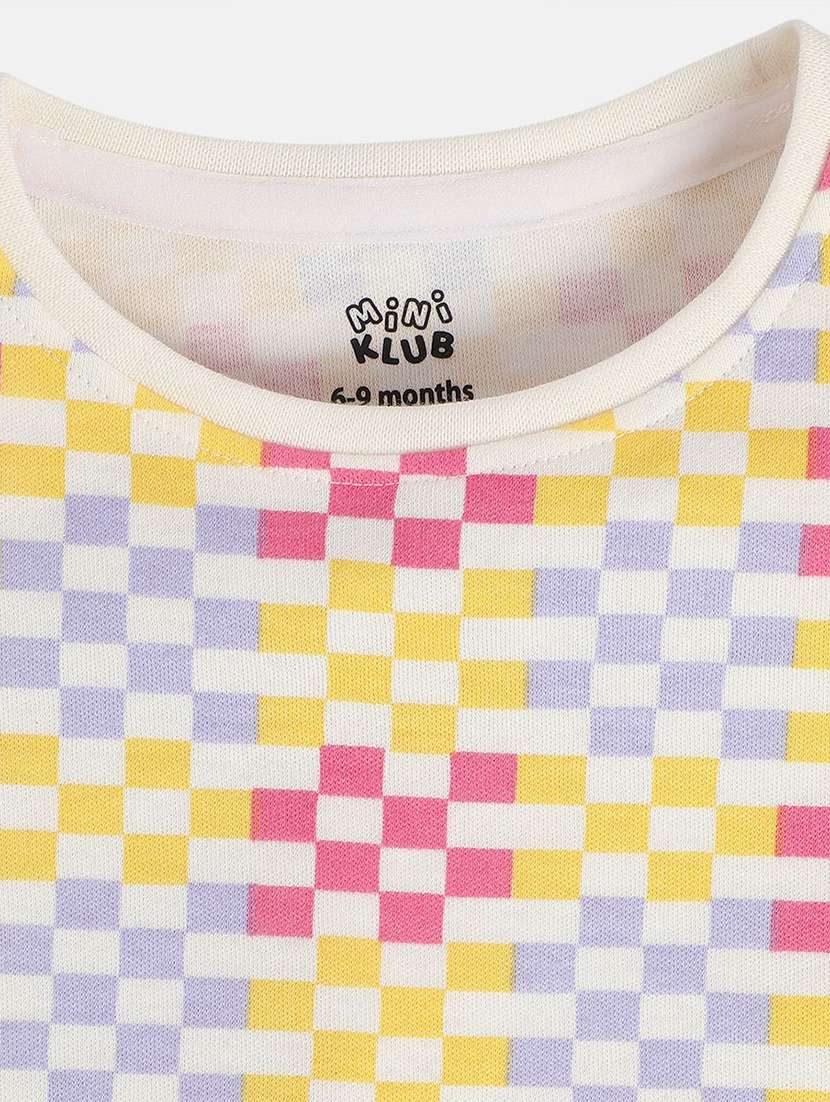 girls pack of 2 printed short sleeve a-line dress - 22093818 -  Standard Image - 5