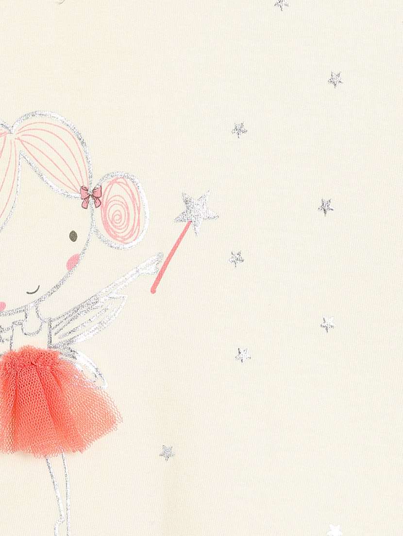 girls printed long sleeve top - 22093825 -  Standard Image - 3