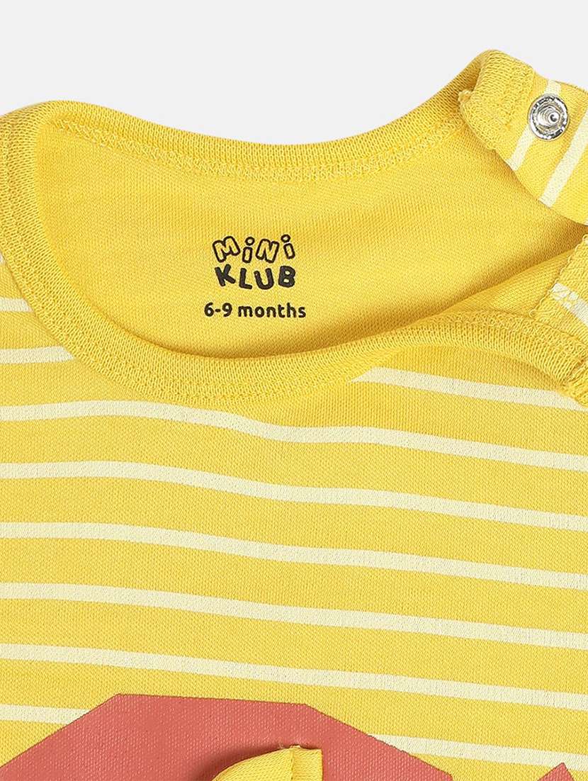 kids striped round neck long sleeve romper - 22093862 - Standard Image - 5
