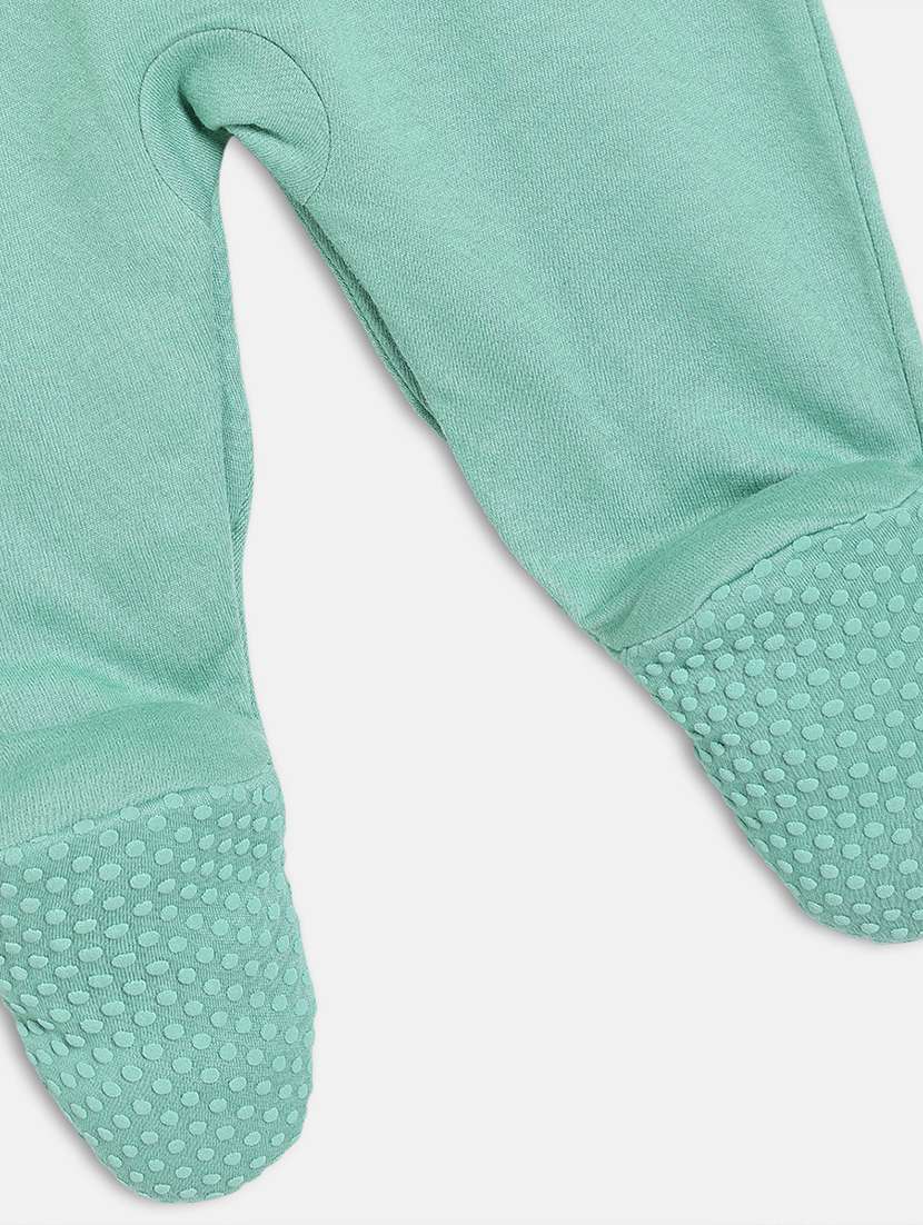 kids solid round neck long sleeve onesies - 22093876 - Standard Image - 3